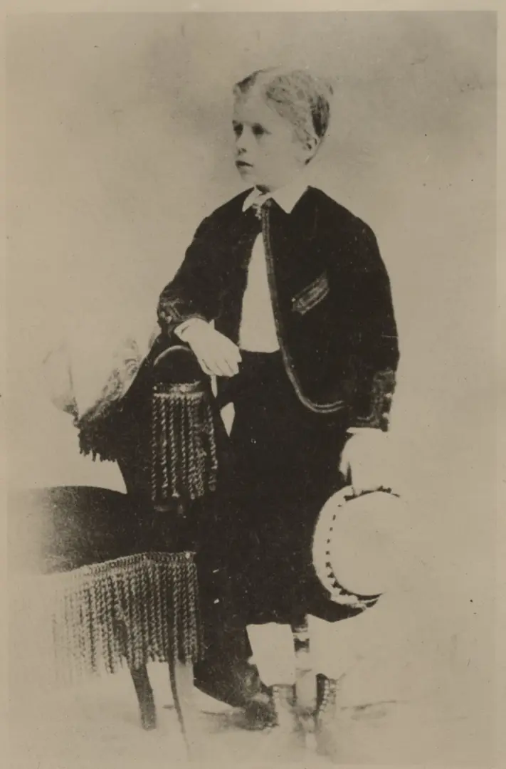 Photograph of Theodore Roosevelt as a child