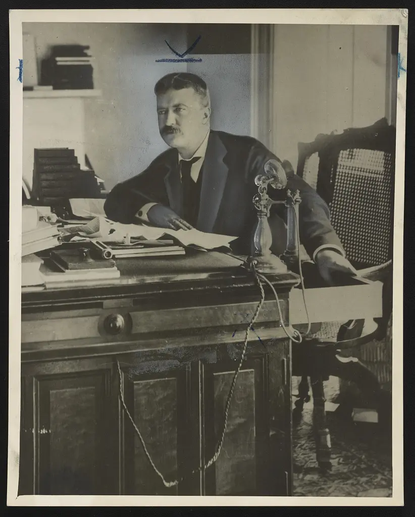 Theodore Roosevelt when he was a New York police commissioner
