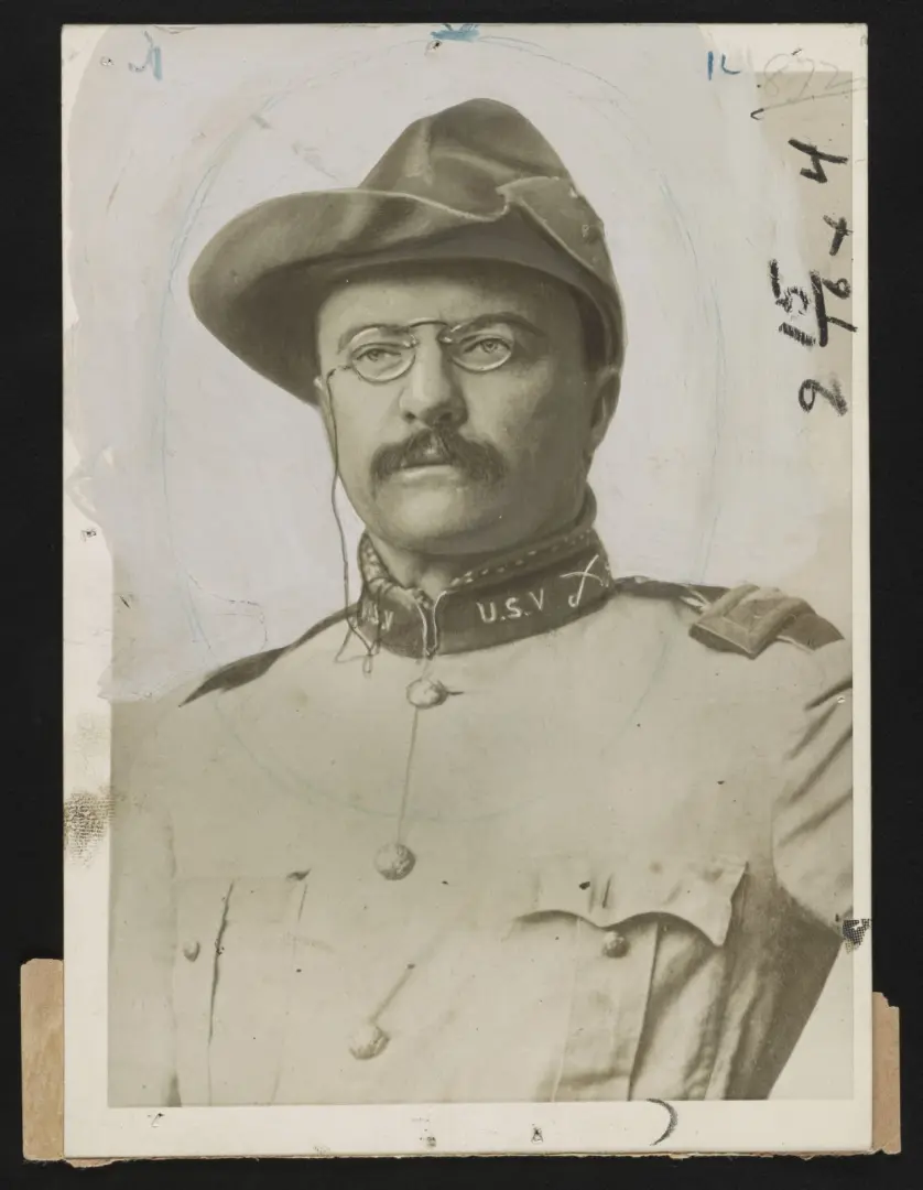 Theodore Roosevelt in Rough Riders uniform